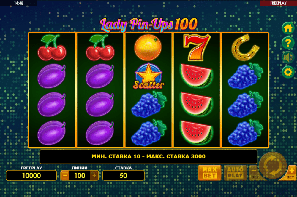 Lady Pin-Ups 100: Играть Слот Бесплатно или на Деньги